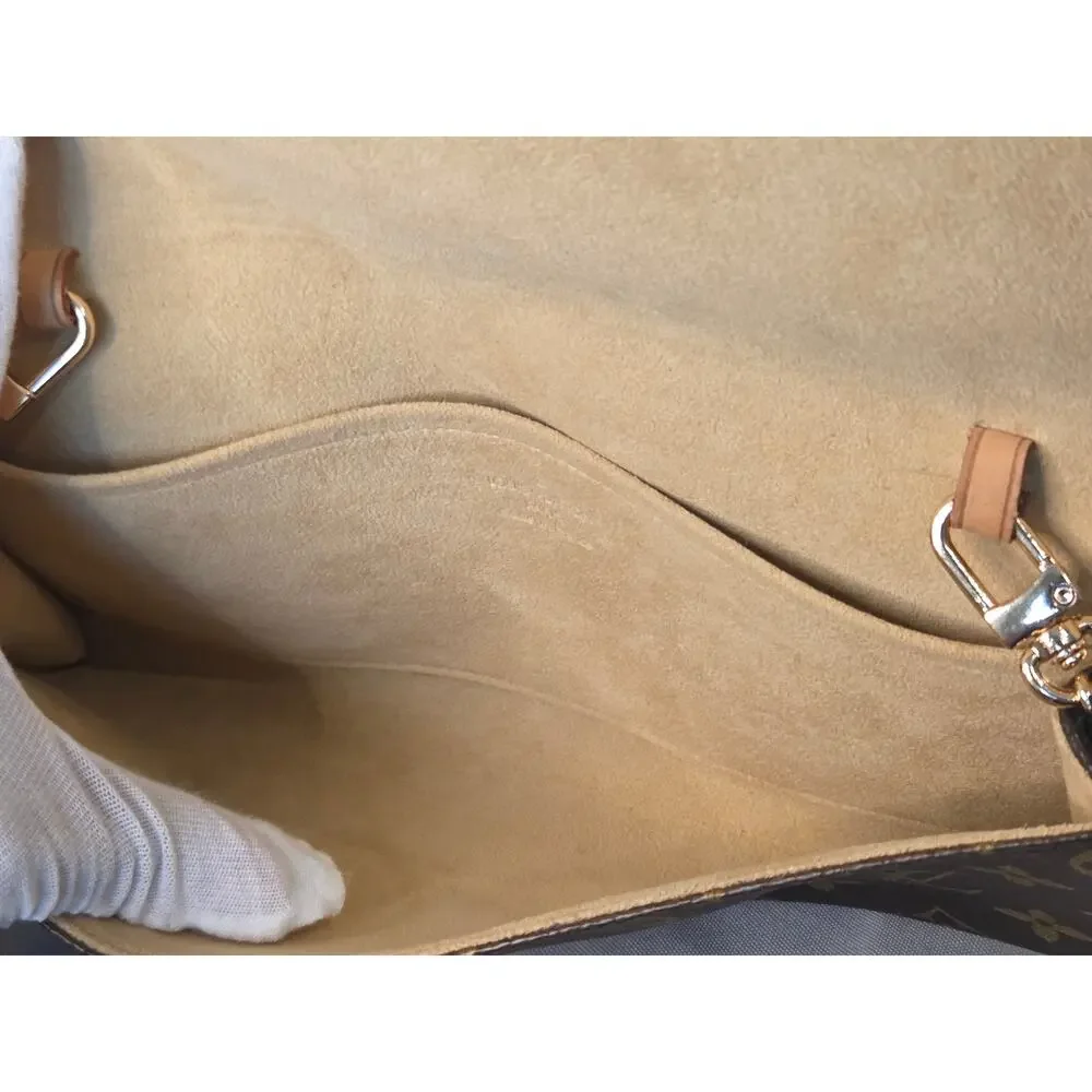 Louis Vuitton Vintage Monogram Twin Pochette GM LV Bag Clutch